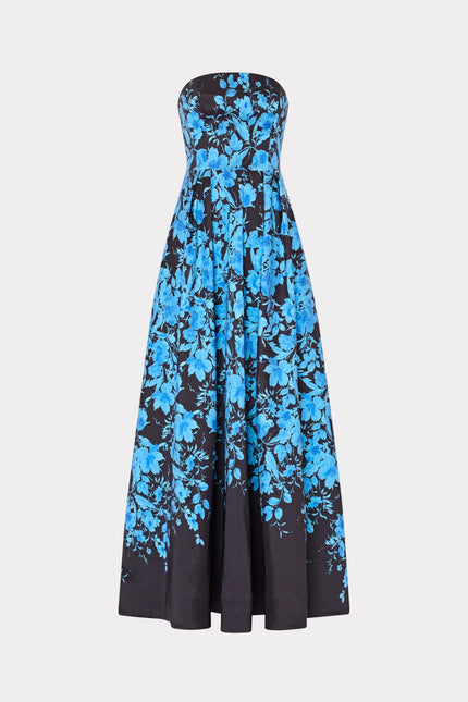 WINONA FLOWER STRAPLESS DRESS