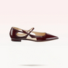 LUITA FLAT CHERRY LACQUER