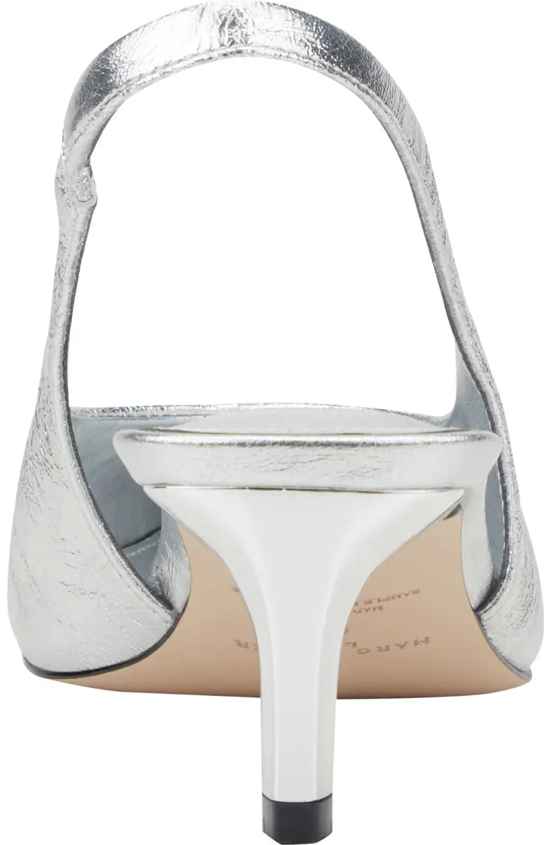 RILLY LEATHER SLINGBACK PUMP