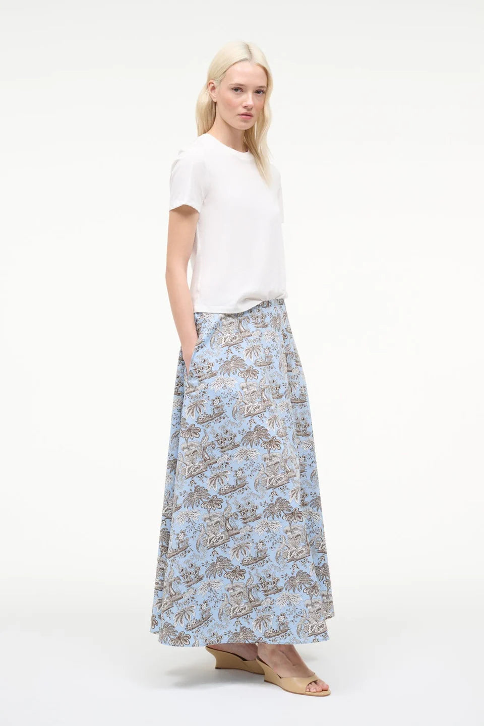 AXEL SKIRT SKY TOILE