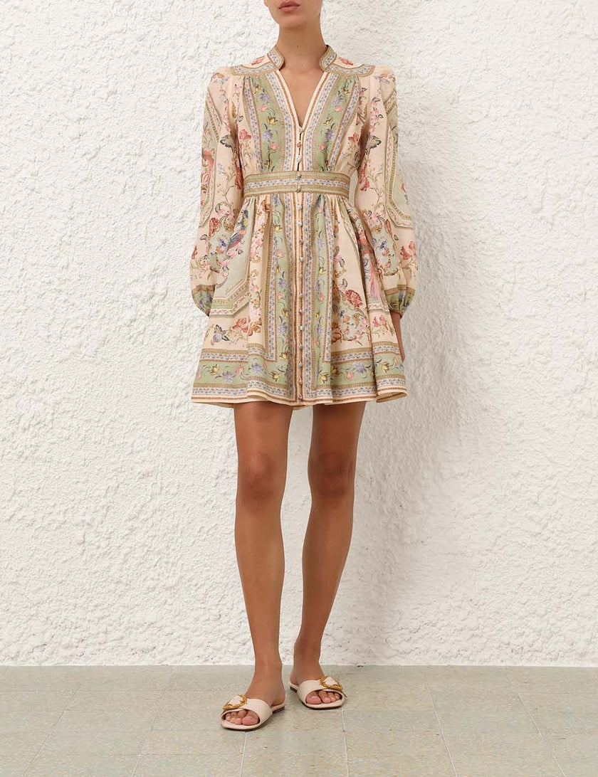 ROSELIGHT PLUNGE MINI DRESS