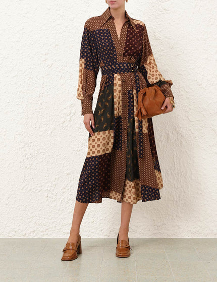 TUCK MIDI DRESS