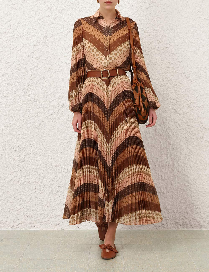 SUNRAY PLEATED SKIRT