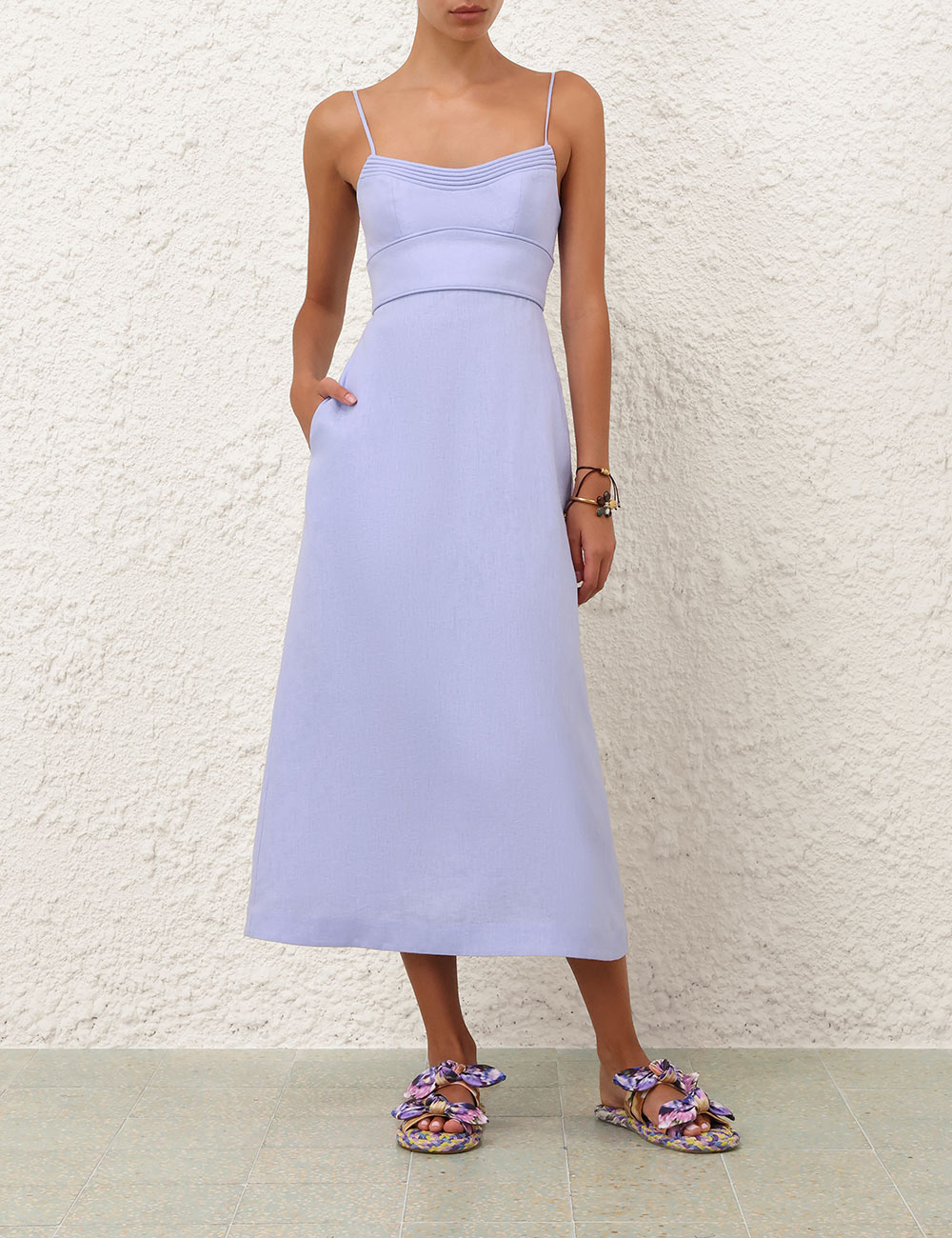 LUNA MIDI DRESS IN SKY