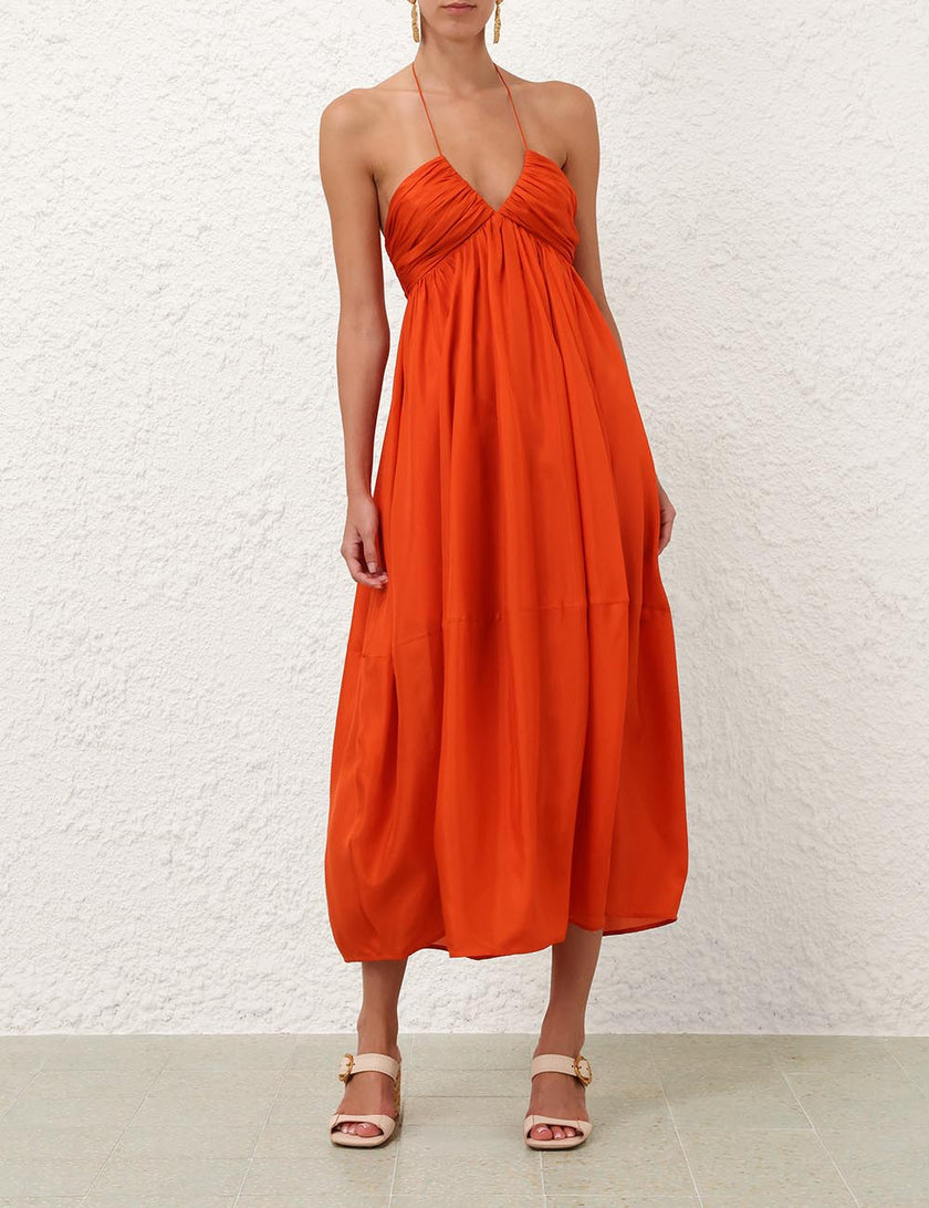 MAHON HALTER MAXI DRESS