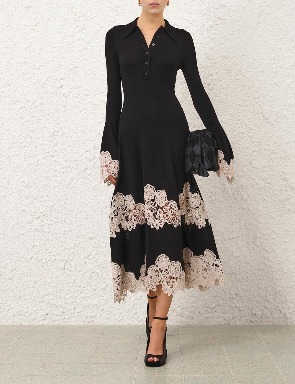VALIANT MERINO LACE DRESS