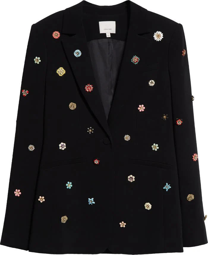 ENAMEL FLOWER KARLIE BLAZER