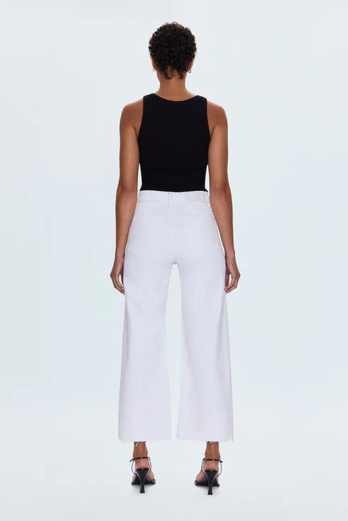 PENNY HIGH RISE WIDE LEG JEAN IN BLIZZARD