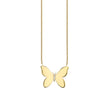 BUTTERFLY WITH PAVE CENTER NECKLACE