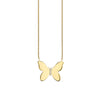 BUTTERFLY WITH PAVE CENTER NECKLACE