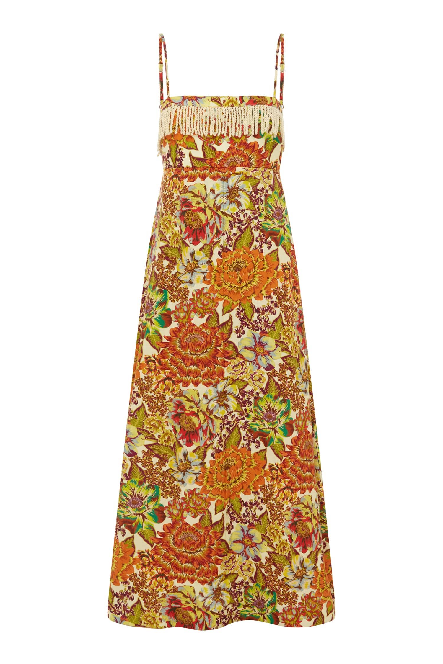 LANA SQUARE NECK DAY DRESS