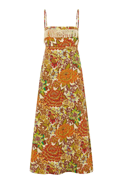LANA SQUARE NECK DAY DRESS