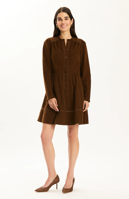 LONNIE PINWHALE COURDUROY DRESS