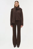 ELSON WOOL CASHMERE SCARF SWEATER