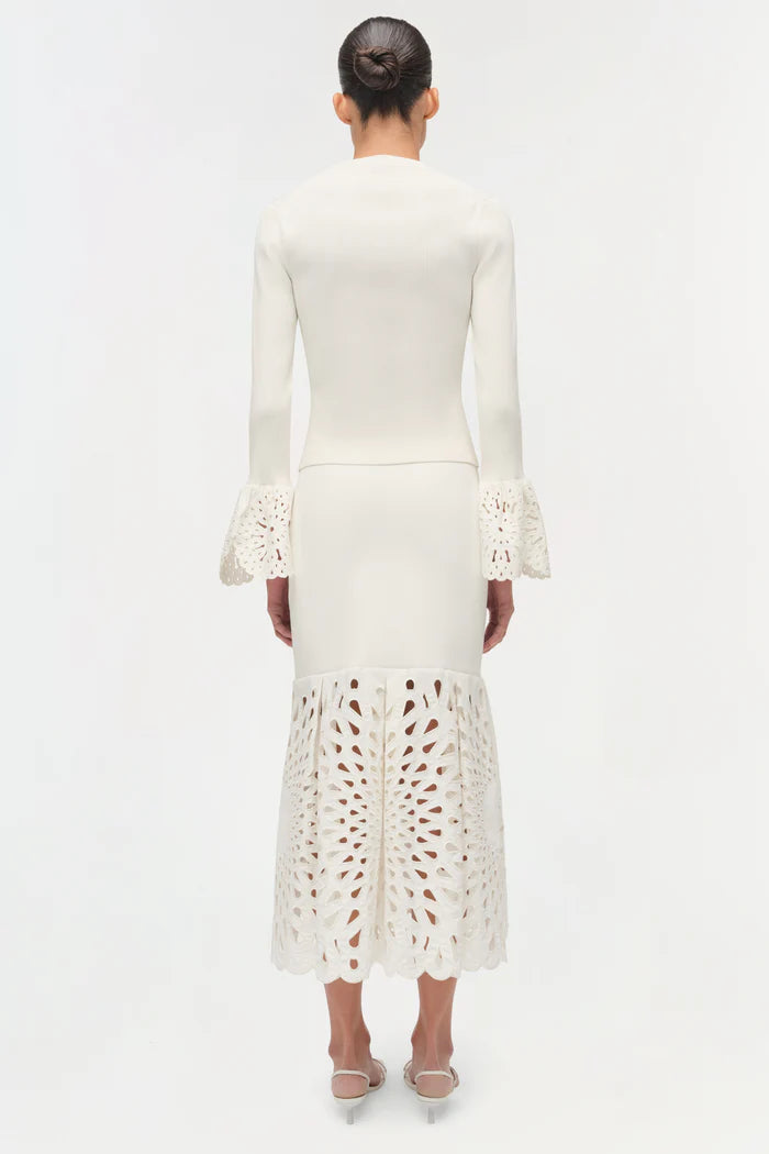 ELYSE EMBROIDERED KNIT TOP