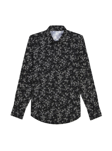 ANGOLA LONG SLEEVE BUTTON DOWN SHIRT