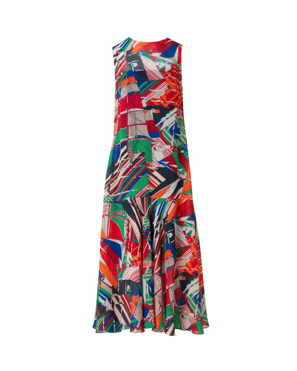 SEA CLIPPER PRINT MIDI DRESS