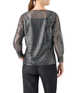 METALLIC DOT BLOUSE