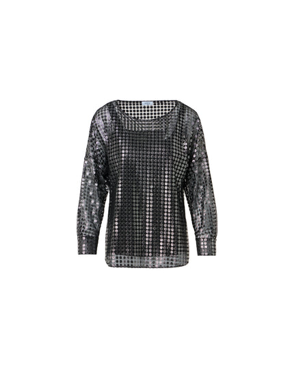 METALLIC DOT BLOUSE