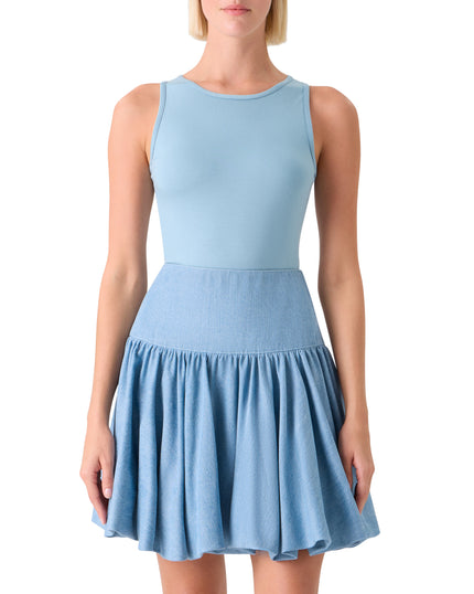 SPEEDO MODAL JERSEY TANK TOP IN SKY BLUE