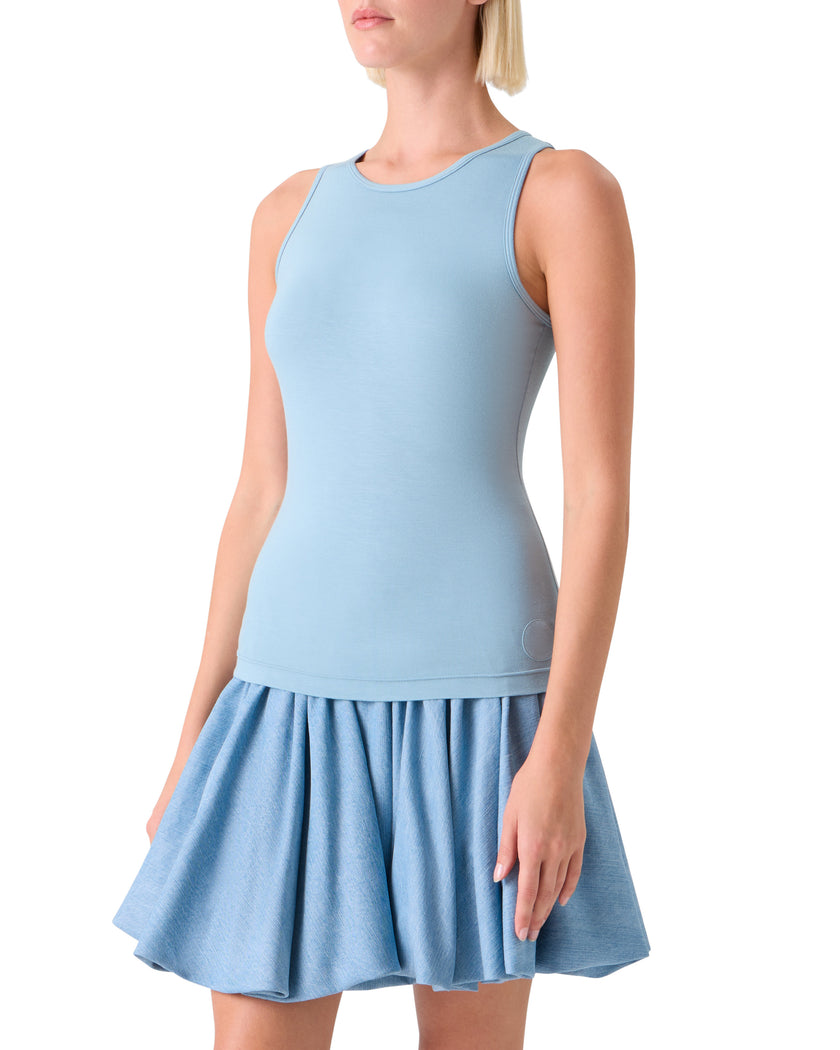 SPEEDO MODAL JERSEY TANK TOP IN SKY BLUE