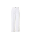 CHIARA FRINGED COTTON STRAIGHT LEG ANKLE PANTS