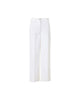 CHIARA FRINGED COTTON STRAIGHT LEG ANKLE PANTS