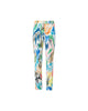 MARU SCRIBBLE PRINT CROPPED SLIM FIT PANTS