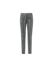 FABIA EMBELLISHED SLIM LEG ANKLE PANTS