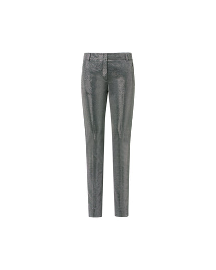 FABIA EMBELLISHED SLIM LEG ANKLE PANTS