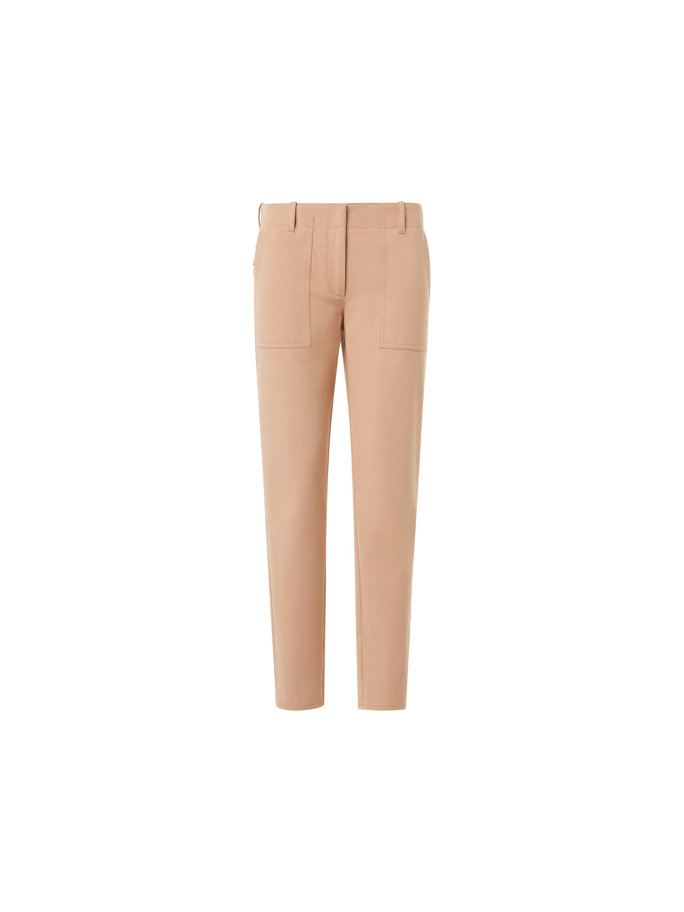 FRANCO SLIM BISTRETCH COTTON CROPPED PANTS