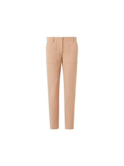 FRANCO SLIM BISTRETCH COTTON CROPPED PANTS