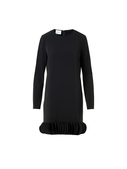 LASERCUT CREPE MINI DRESS