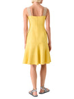 SILK BLEND SLEEVLESS MINI DRESS