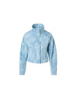 WASHED JACQUARD DENIM JACKET