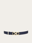 REVERSIBLE AND ADJUSTABLE GANCINI BELT IN MIDNIGHT