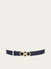 REVERSIBLE AND ADJUSTABLE GANCINI BELT IN MIDNIGHT