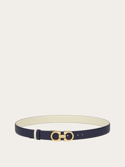 REVERSIBLE AND ADJUSTABLE GANCINI BELT IN MIDNIGHT