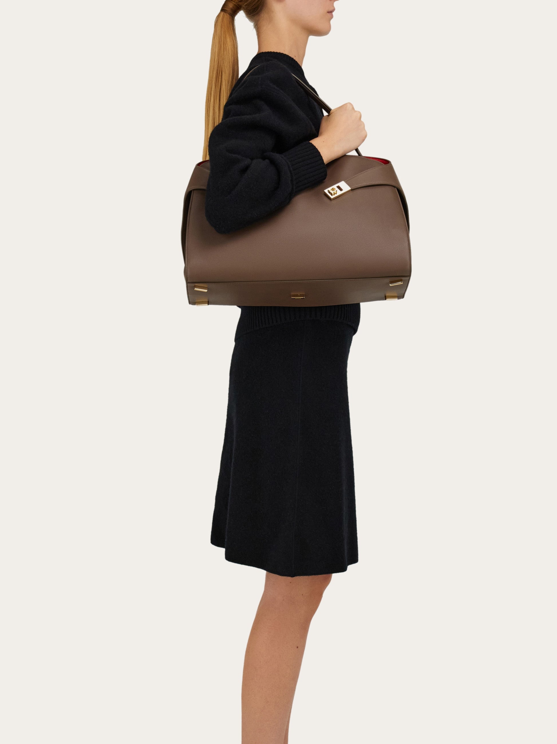 HUG SOFT BICOLOR SHOULDER BAG LARGE