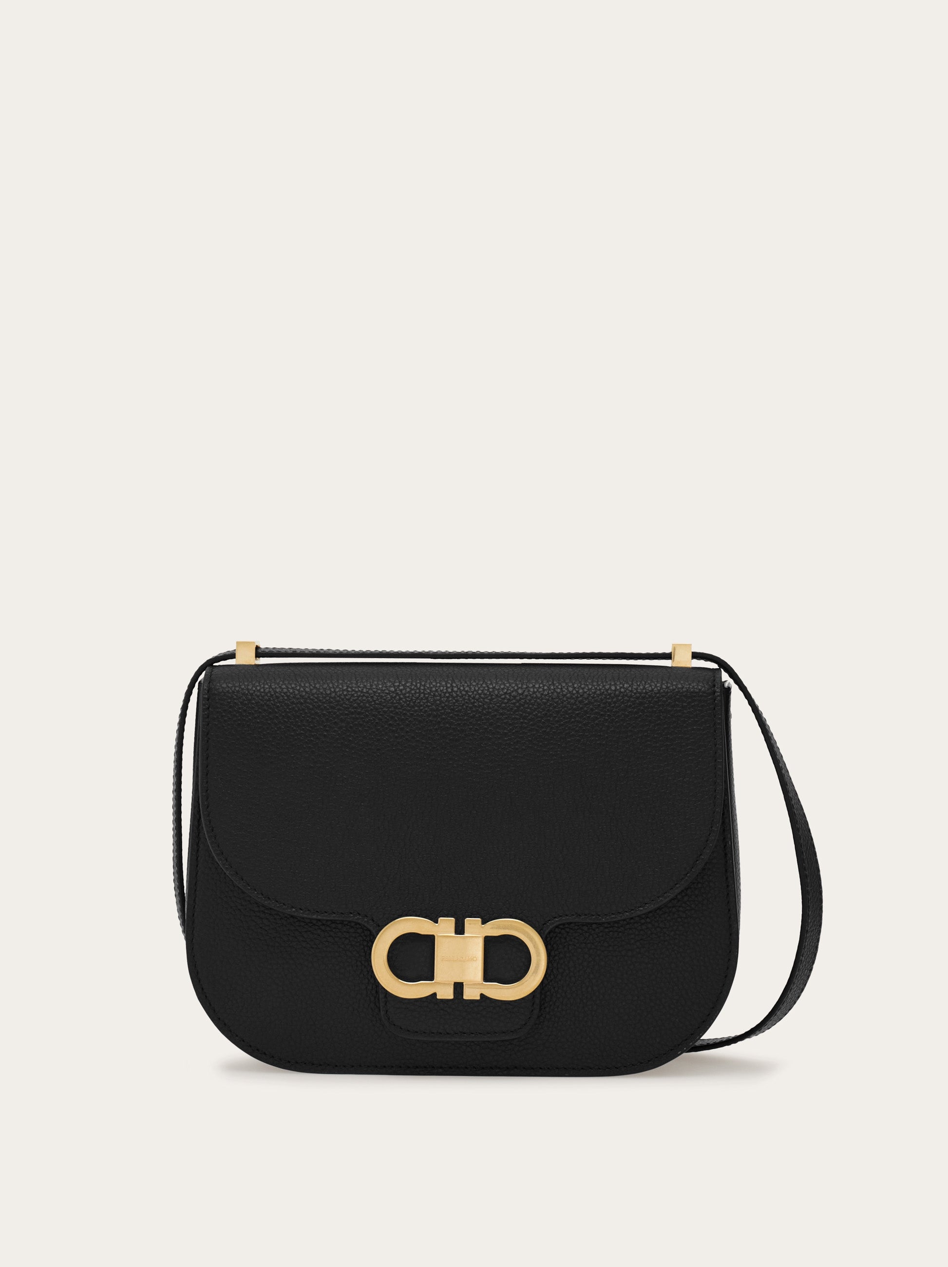 DOUBLE GANCINI NORTH SOUTH CROSSBODY BAG