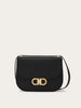 DOUBLE GANCINI NORTH SOUTH CROSSBODY BAG