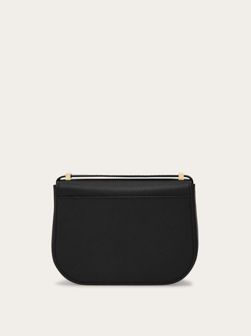 DOUBLE GANCINI NORTH SOUTH CROSSBODY BAG