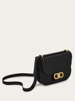 DOUBLE GANCINI NORTH SOUTH CROSSBODY BAG