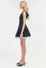 DOROTHIE PLEATED COMBO MINI DRESS