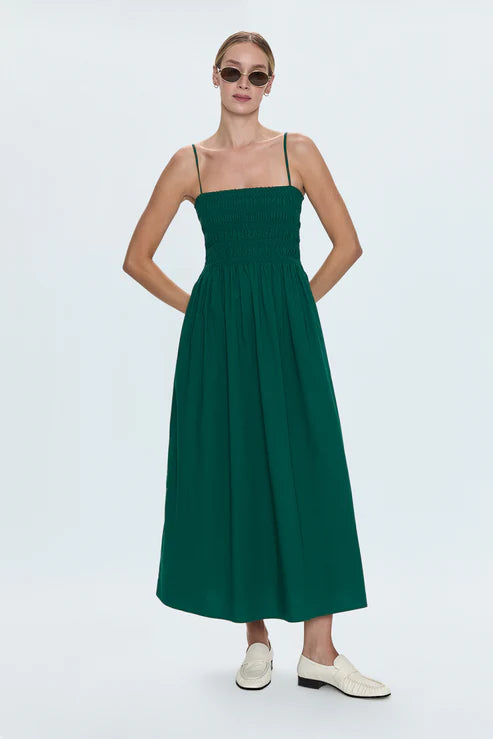 BIANCA SHIRRED BODICE DRESS