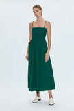 BIANCA SHIRRED BODICE DRESS