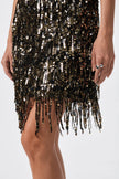 NINI SEQUIN FRINGE DRESS