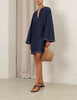RHIANNON FRINGE DENIM MINI