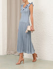 ASTER METALLIC MIDI SKIRT