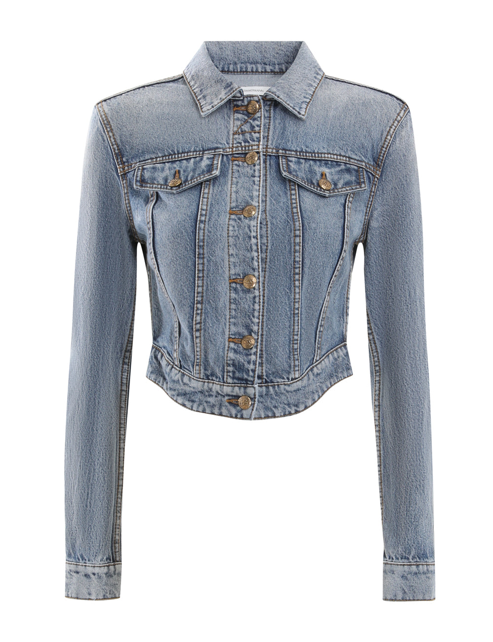 LUMINOSITY DENIM FITTED JACKET